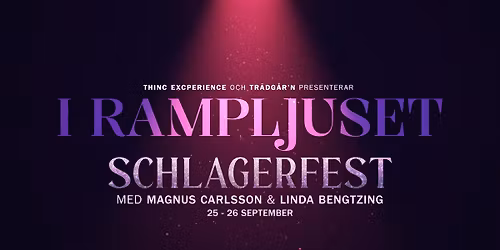 I RAMPLJUSET MED MAGNUS & LINDA - 25 SEPTEMBER - TR\u00c4DG\u00c5R'N
