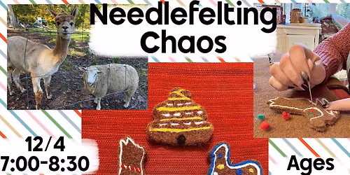 Gingerbread Needle Felting Class 