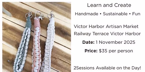 Macrame KeyChain (In-Person) Workshop