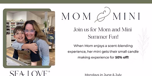 Mom and Mini Candle Making 
