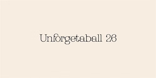 Unforgetaball 2026