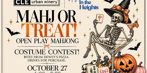 \ufe0f MAHJ OR TREAT! Open play mahjong!