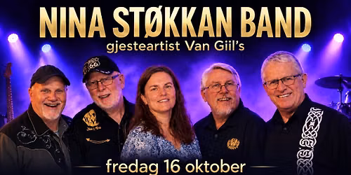 \ud83d\udc83 STORDANS m\/ Nina St\u00f8kkan Band \u2013 gjesteartist Van Giil\u2019s \ud83c\udfb6