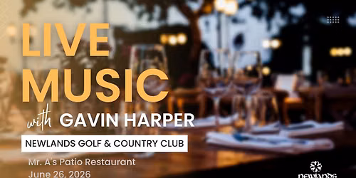 Gavin Harper Live @ Mr. A's Patio Restaurant