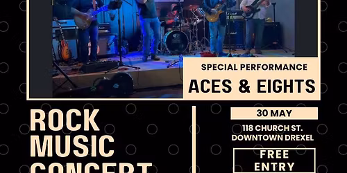Rock Music Concert - Aces & Eights