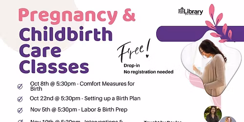 Free Pregnancy and Childbirth Care Classes
