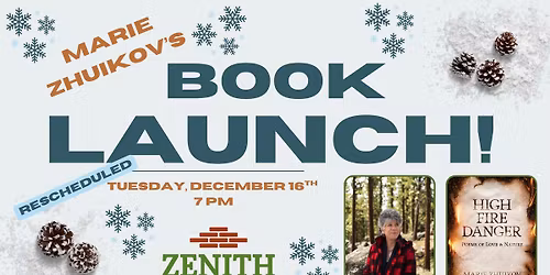 Book Launch: Marie Zhuikov for High Fire Danger