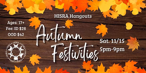 HISRA Hangouts: Fall Festivities