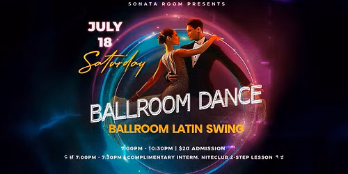 BALLROOM DANCE at THE SONATA ROOM