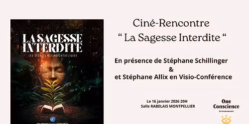 Cin\u00e9-Rencontre " La sagesse Interdite " avec Stephane Schillinger et Stephane Allix