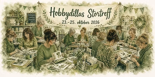 Hobbydillas Stortreff 23.-25. oktober 2026