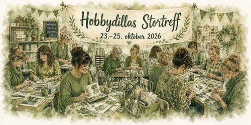 Hobbydillas Stortreff 23.-25. oktober 2026