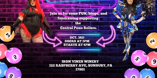 Drag Queen Bingo Supporting the Central Penn Rollers (Must be 21+)