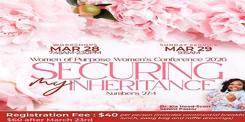 Greater Galilee - Securing My Inheritance Women's Conference
