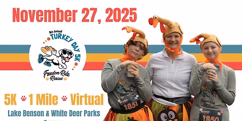 Freedom Ride's Turkey Day 5K 2025 