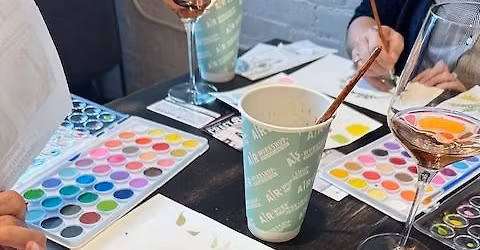 Watercolor Workshop at The Brass Bird