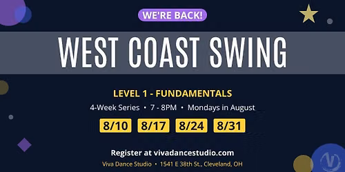 West Coast Swing Group Class (August)