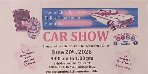 Eldridge, IA PD Car Show