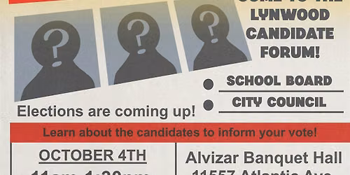 Lynwood 2026 Candidate Forum