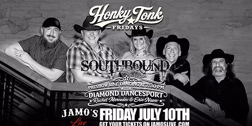 Honky Tonk Fridays | Southbound & Line Dancing at 7:30pm @ Jamo's Live