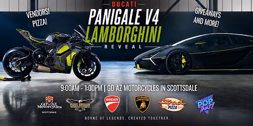 Italian Icons: Ducati Panigale V4 Lamborghini Reveal | SATURDAY | JUNE 13TH