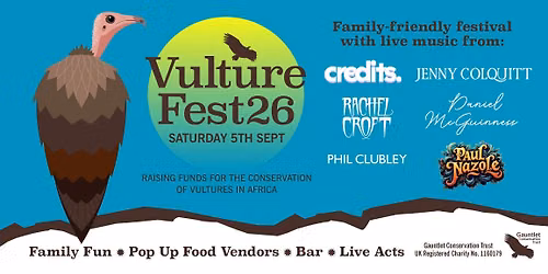 VultureFest26 - Sat 5th Sep 26 *Family-friendly* @ Gauntlet Birds of Prey