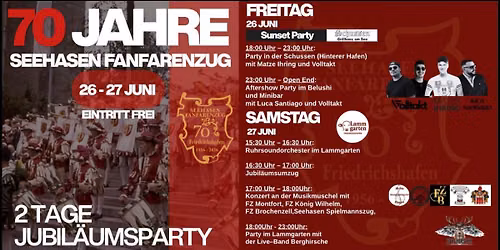 70 Jahre Seehasen-Fanfarenzug Friedrichshafen 