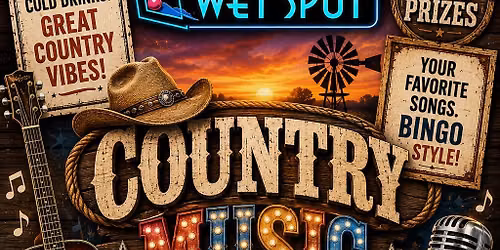 Country Music Bingo @ The Wet Spot Sandford
