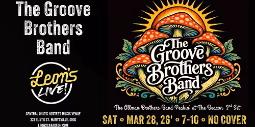 The Groove Brothers Band at Leon's Live