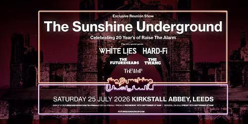 The Sunshine Underground Live at Kirkstall Abbey, Leeds