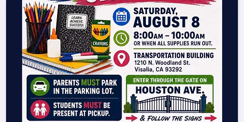 Back to School, Lookin\u2019 Cool Backpack Distribution!