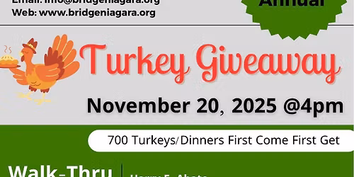 9th Annual Turkey Giveaway