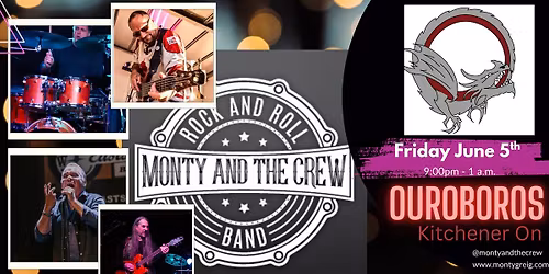 Monty and the crew at Ouroboros
