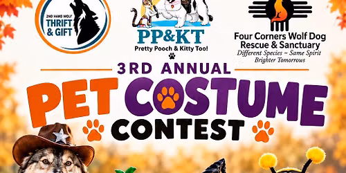 3rd Annual Pet Costume Contest