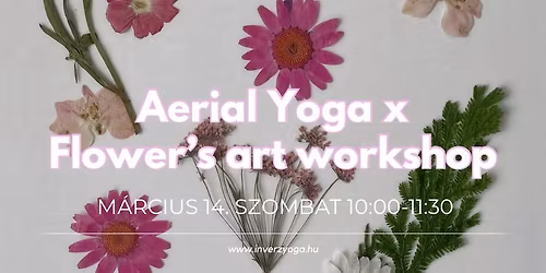 Aerial Yoga x Flower\u2019s art workshop \ud83c\udf38