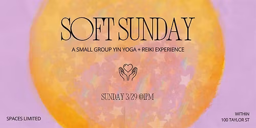 Yin Yoga + Reiki | Soft Sunday Deep Rest & Nervous System Reset | Nashville