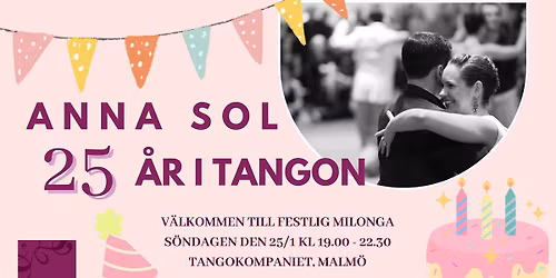 FEST MILONGA - Anna Sol 25 \u00e5r i tangon