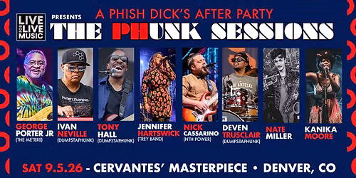 The Phunk Sessions - A Phish Dick's After Party