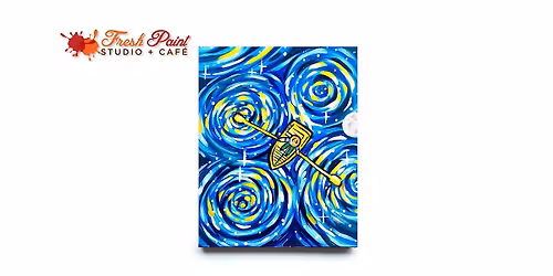 Paint Night \u2013 Van Gogh Inspired Starry Night on the Lake Painting Workshop