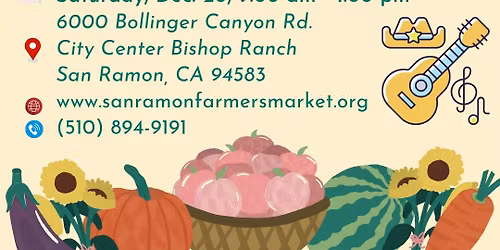 Fred McCarty Solo at San Ramon Farmers Market at City Center Bishop Ranch