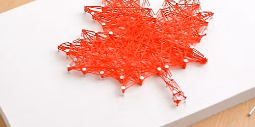 Leaf String Art Craft Class Workshop