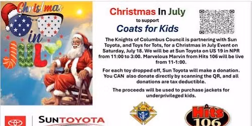 Sun Toyota Christmas in July 