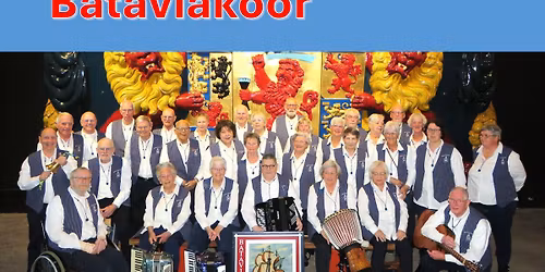 Bataviakoor zingt in Utopodium (klik op foto voor meer gegevens)