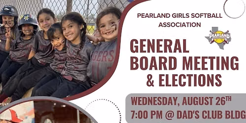Fall General Board Meeting & Elections