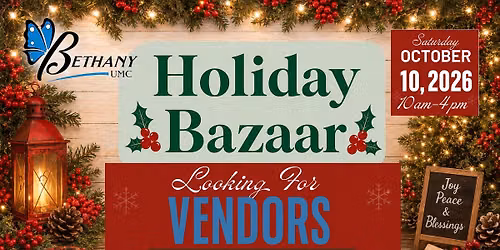 Popcorn Sales at Bethany UMC Holiday Bazaar