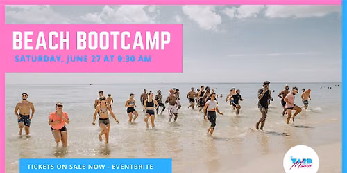 Community Beach Bootcamp | The Yard Miami