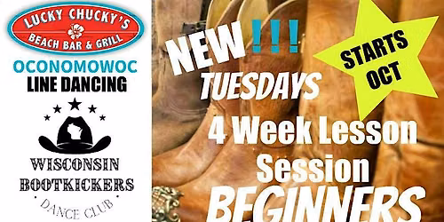 Line Dance Lessons Beginners 4 Week Session \/ October \/ Oconomowoc