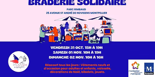 Braderie solidaire de la Pompignane