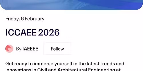 ICCAEE 2026! Auckland New Zealand