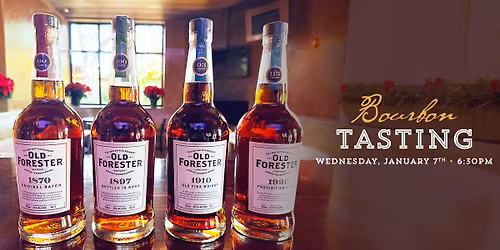 Old Forester Bourbon Tasting at Paesanos 1604